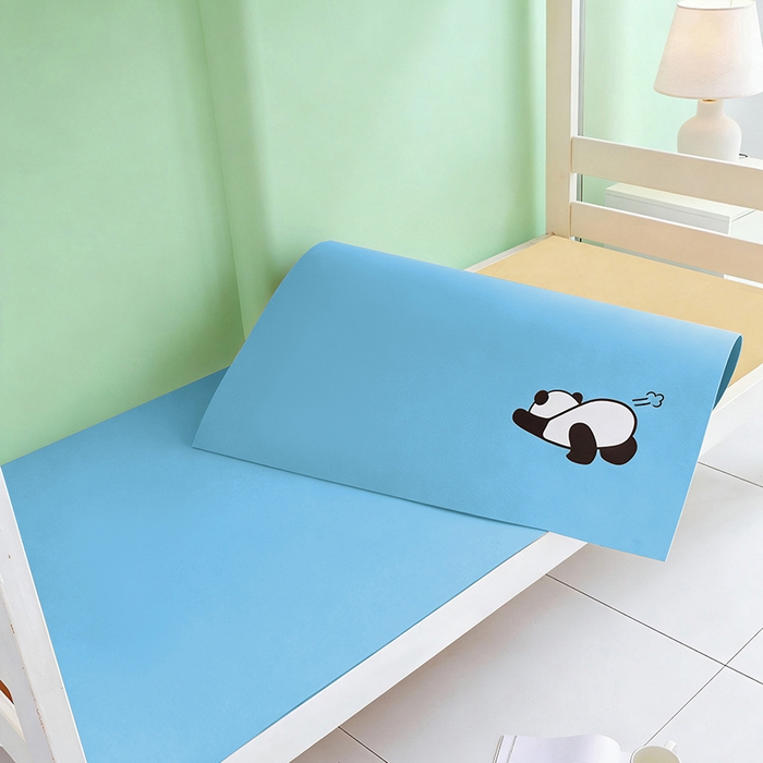 91家纺网 家纺一手货源 找家纺 多乐家纺 2026新款学生宿舍防潮防脏毛毡垫 天蓝