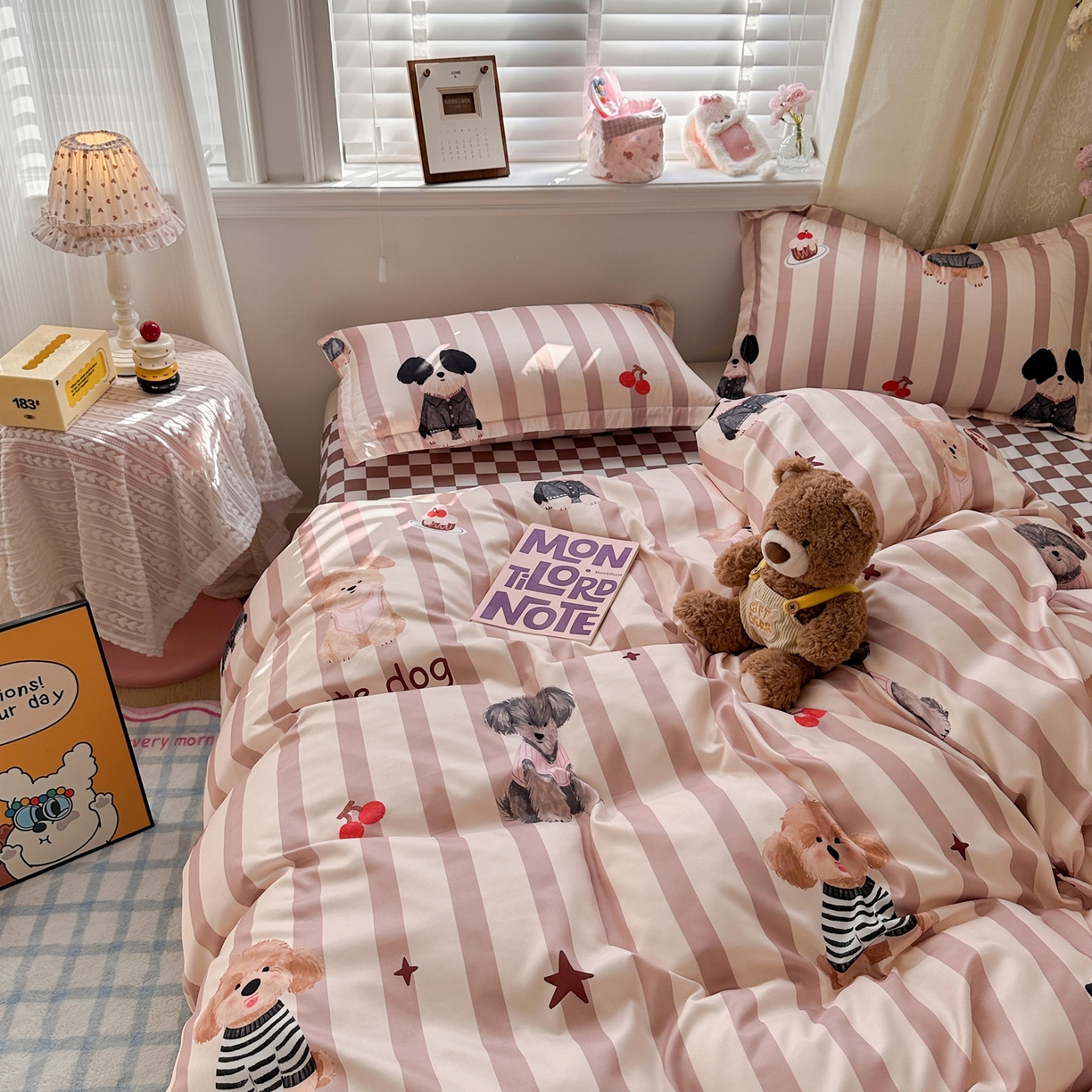 91家纺网 家纺一手货源 找家纺 （总）卡斯诺家纺馆 2026新款A类亲肤芦荟棉四件套 下载文件包含买家秀