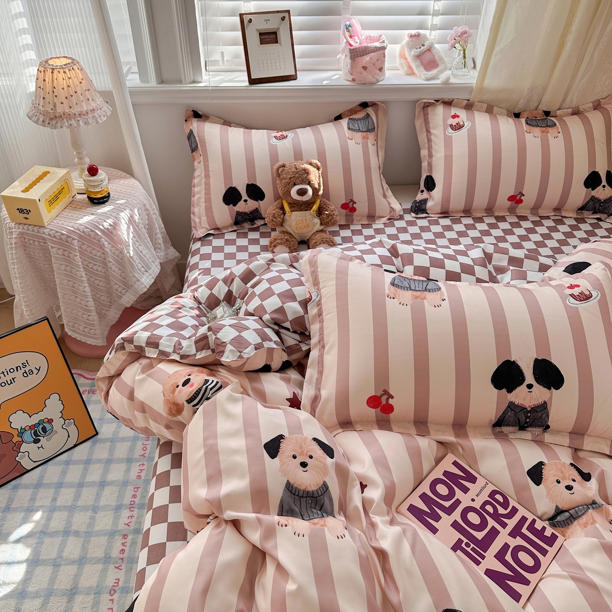 91家纺网 家纺一手货源 找家纺 （总）卡斯诺家纺馆 2026新款A类亲肤芦荟棉四件套 下载文件包含买家秀