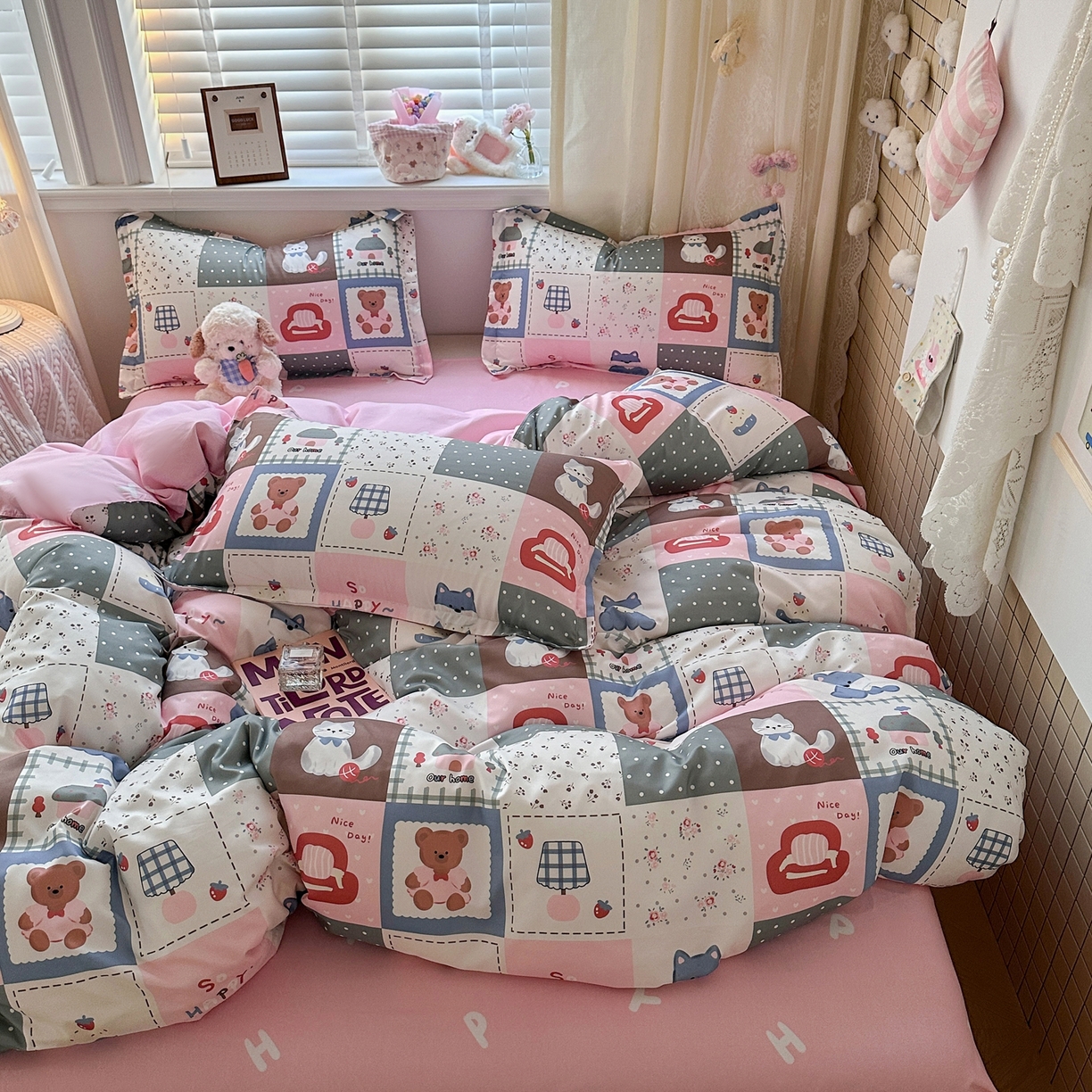 91家纺网 家纺一手货源 找家纺 （总）卡斯诺家纺馆 2026新款A类亲肤芦荟棉四件套 下载文件包含买家秀