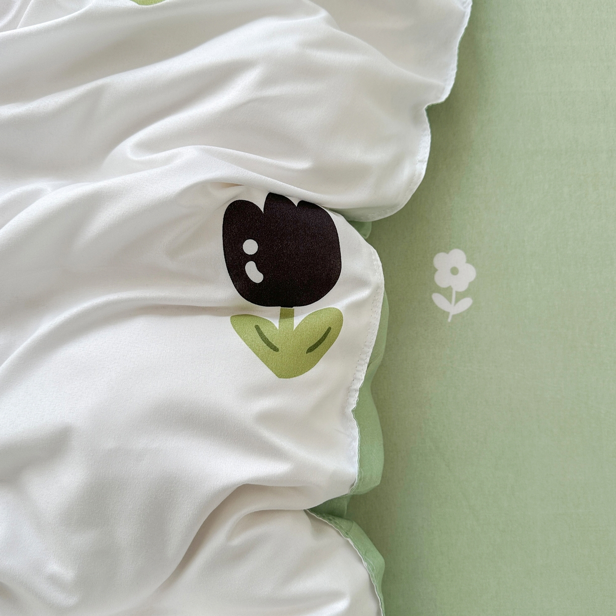 91家纺网 家纺一手货源 找家纺 卡斯诺家纺馆 2026新款A类亲肤芦荟棉四件套 下载文件包含买家秀 幽香花眠