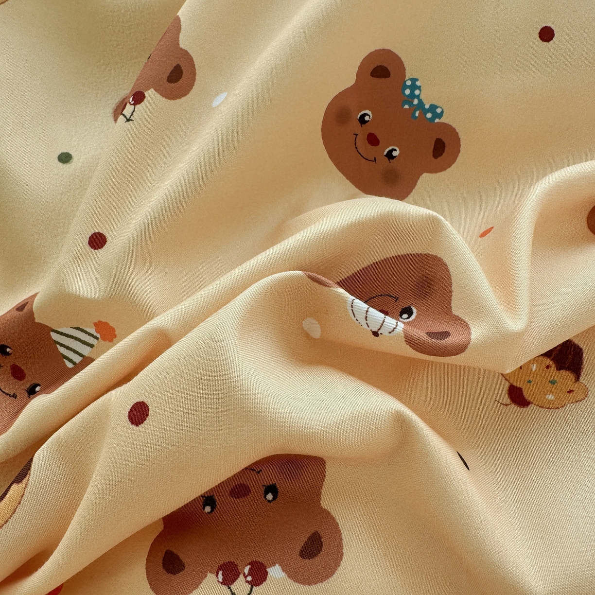 91家纺网 家纺一手货源 找家纺 卡斯诺家纺馆 2026新款A类亲肤芦荟棉四件套 下载文件包含买家秀 奶油小熊