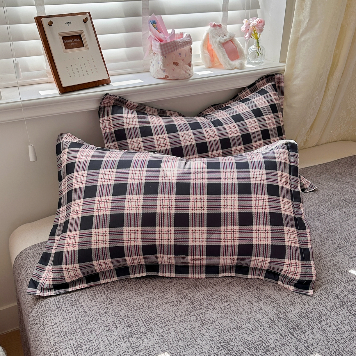 91家纺网 家纺一手货源 找家纺 卡斯诺家纺馆 2026新款A类亲肤芦荟棉四件套 下载文件包含买家秀 英伦格调