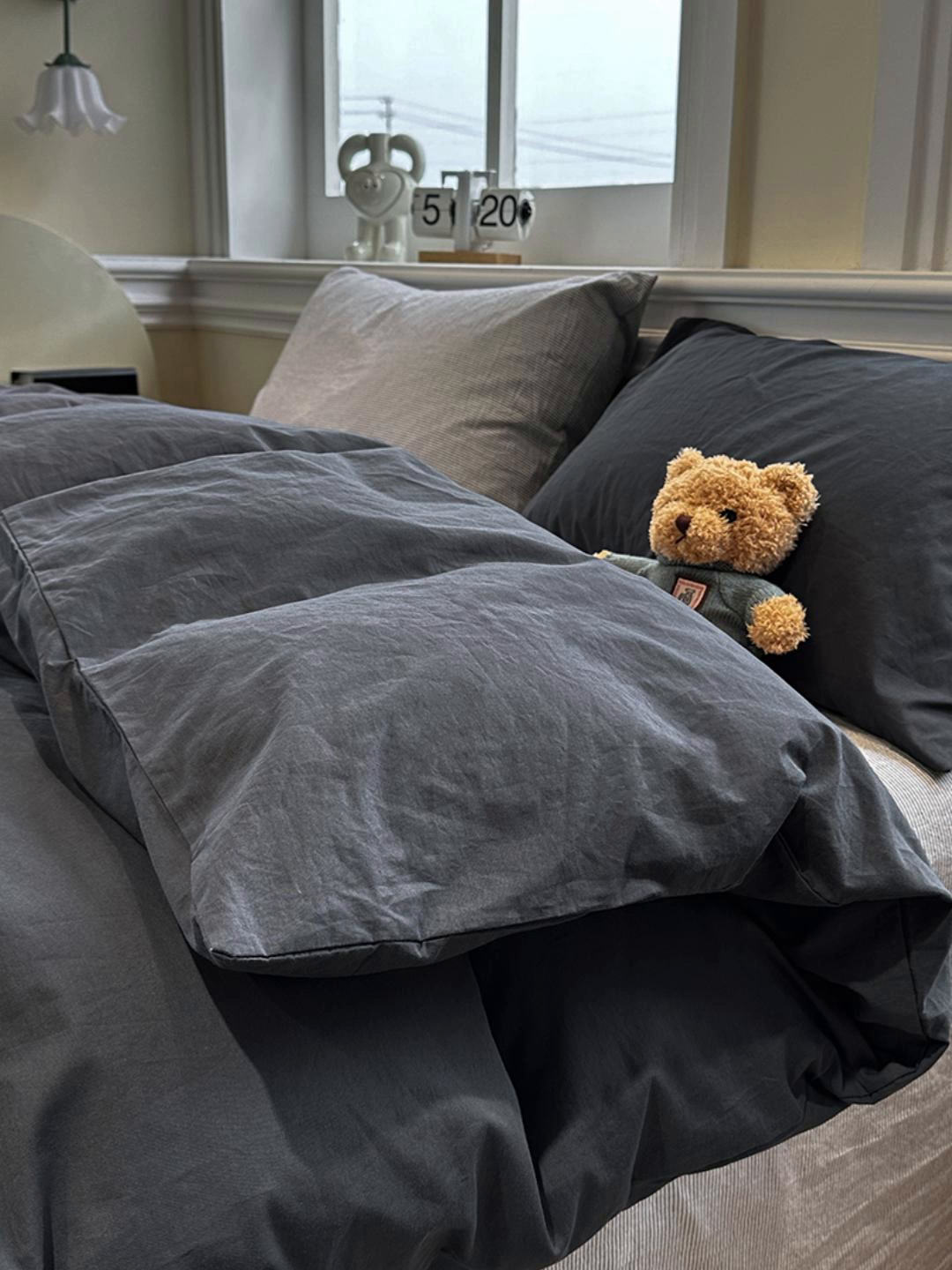 91家纺网 家纺一手货源 找家纺 （总）欣晴家纺 2026新款软糯水洗棉条格无印宜家风混搭系列被套单件单品被套