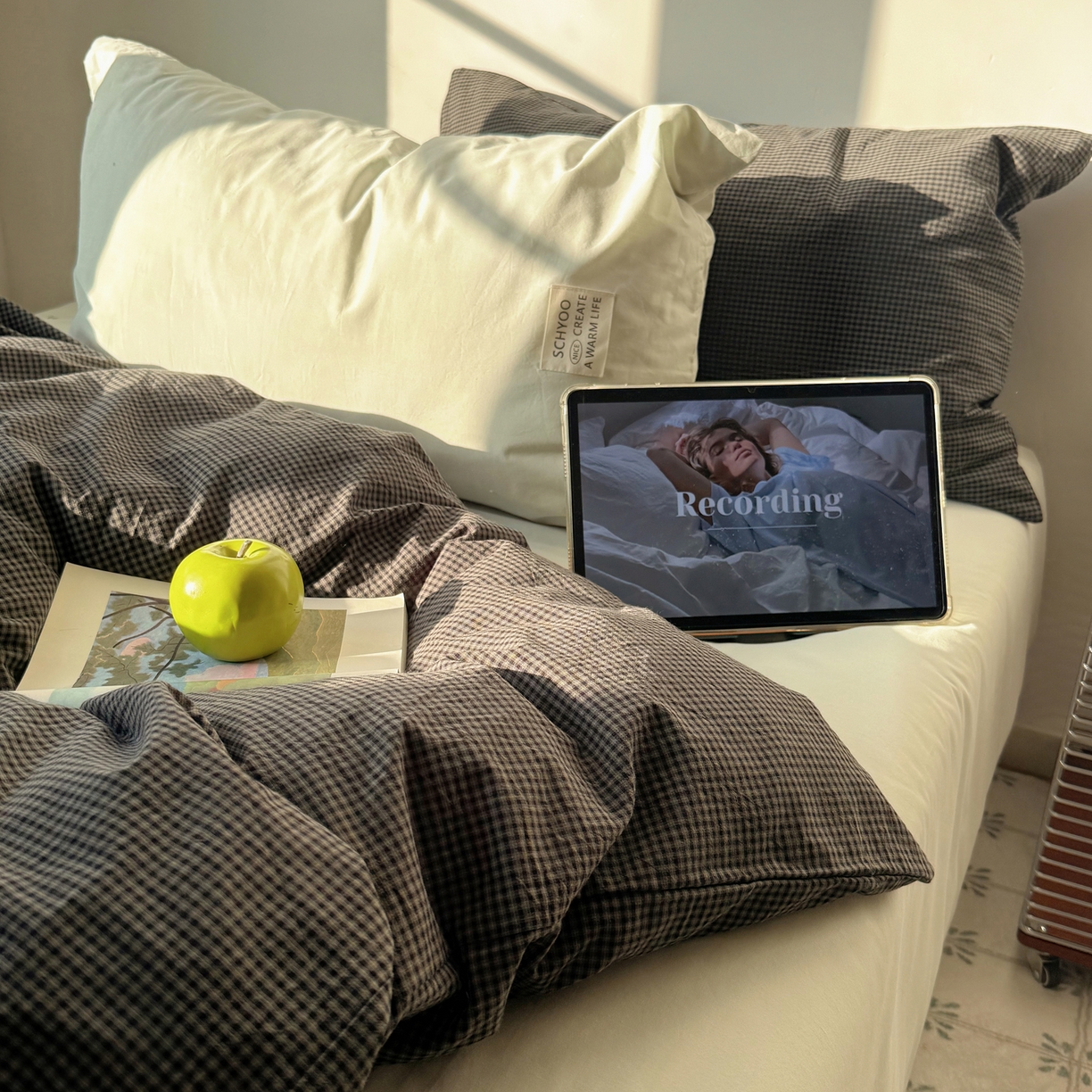 91家纺网 家纺一手货源 找家纺 （总）六巷胡同 2026新款INS博主风A类全棉纯棉色织水洗棉格子四件套