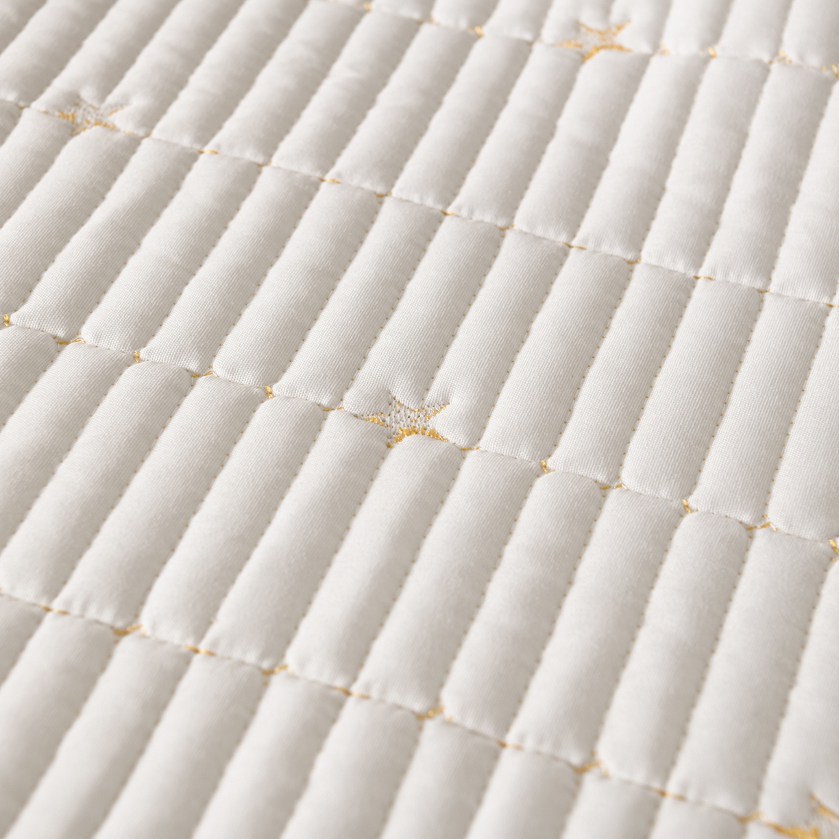 91家纺网 家纺一手货源 找家纺 优品惠 2026新款A类刺绣大豆夹棉床笠 星星咖