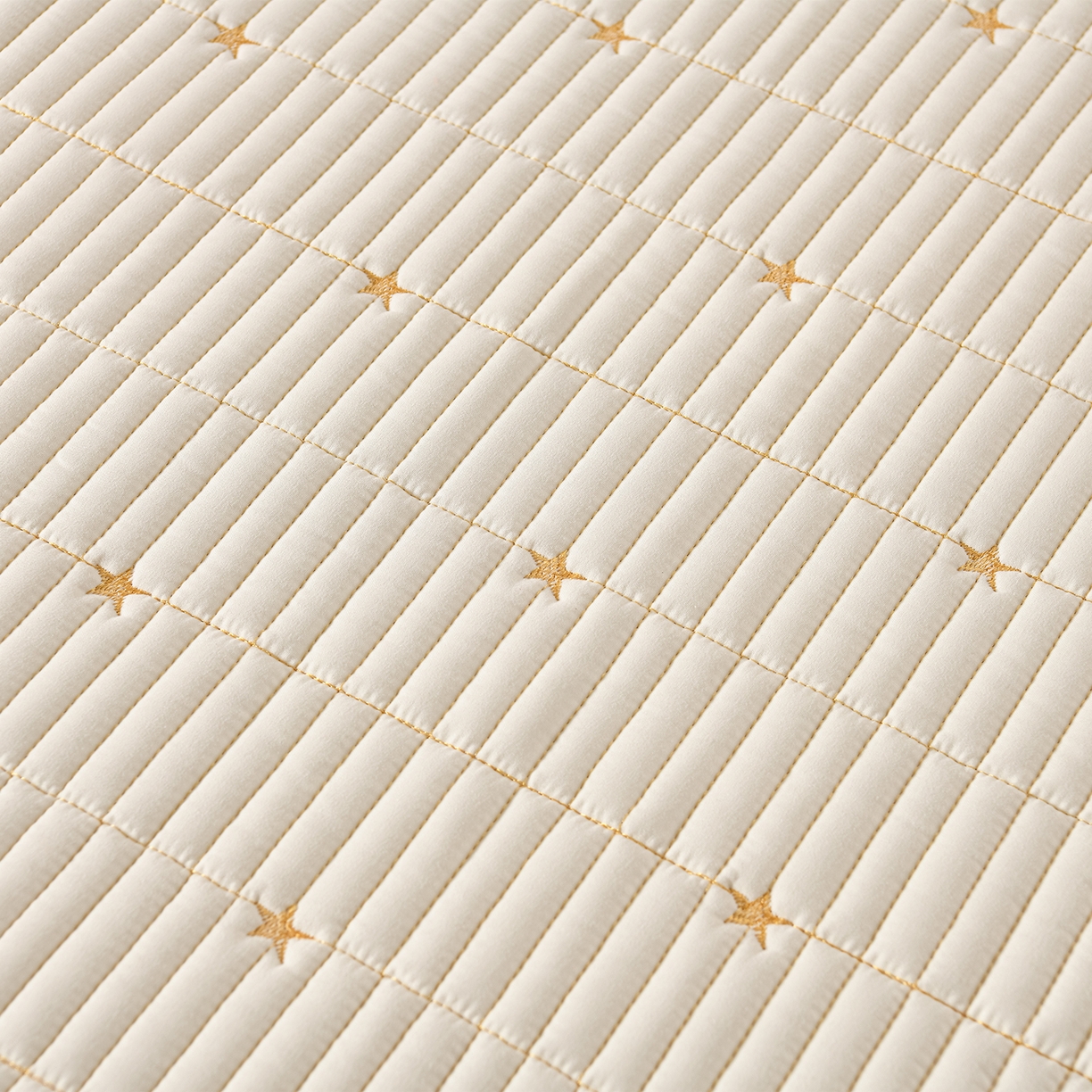 91家纺网 家纺一手货源 找家纺 优品惠 2026新款A类刺绣大豆夹棉床笠 星星米