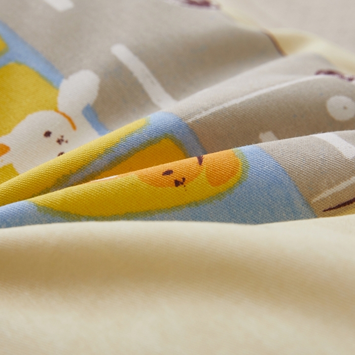 91家纺网 家纺一手货源 找家纺 翎盈家纺 2026新款小清新卡通全棉纯棉双人枕套长枕头套 汽车乐园