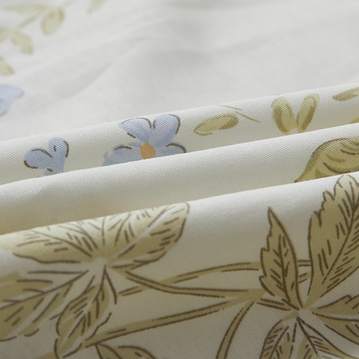 91家纺网 家纺一手货源 找家纺 翎盈家纺 2026新款小清新卡通全棉纯棉双人枕套长枕头套 沁园春