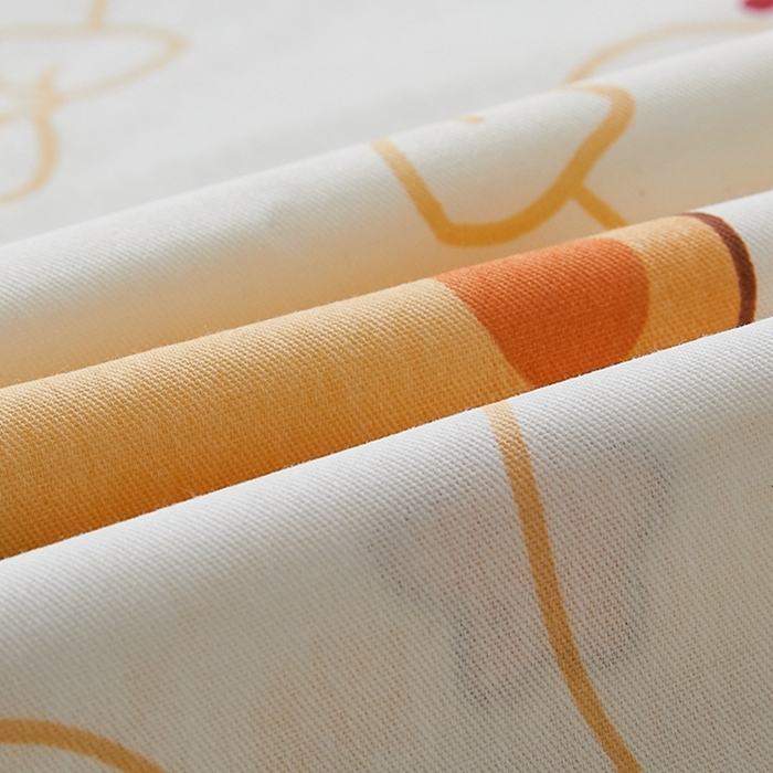 91家纺网 家纺一手货源 找家纺 翎盈家纺 2026新款小清新卡通全棉纯棉双人枕套长枕头套 瑞迪熊