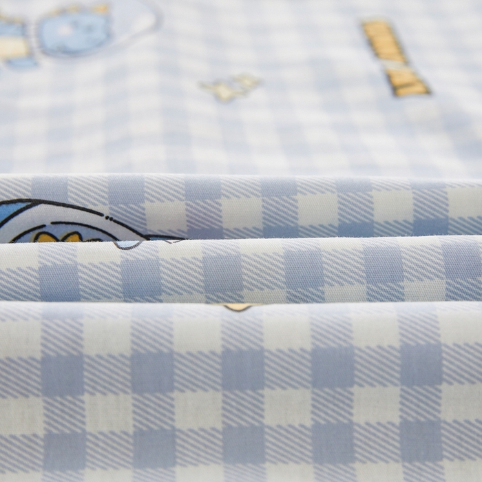 91家纺网 家纺一手货源 找家纺 翎盈家纺 2026新款小清新卡通全棉纯棉双人枕套长枕头套 星际告白