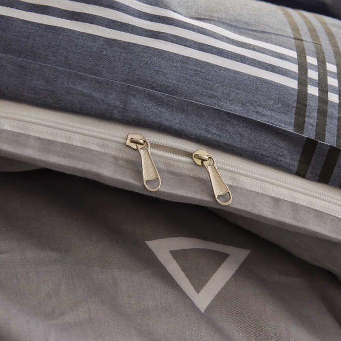 91家纺网 家纺一手货源 找家纺 朵希曼 2026新款全棉印花学生三件套系列 几何空间