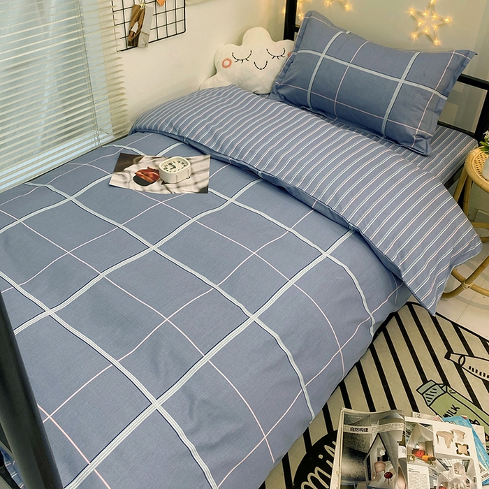 朵希曼 2026新款印花全棉13372学生三件套系列 简美