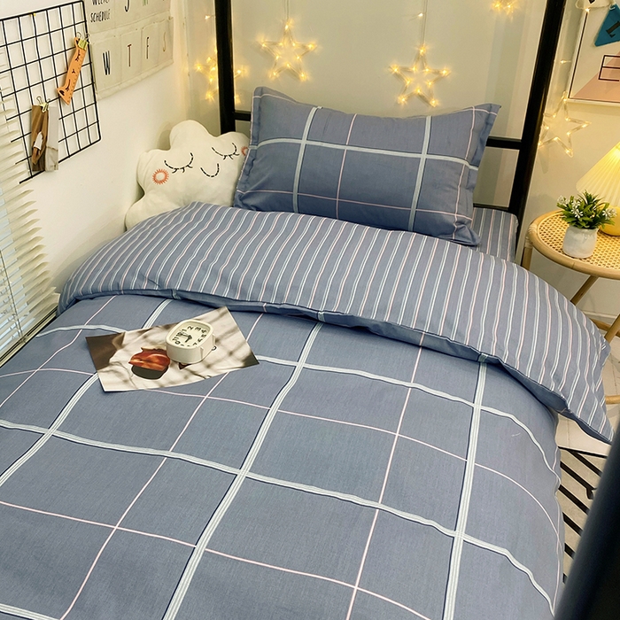 91家纺网 家纺一手货源 找家纺 朵希曼 2026新款印花全棉13372学生三件套系列 简美