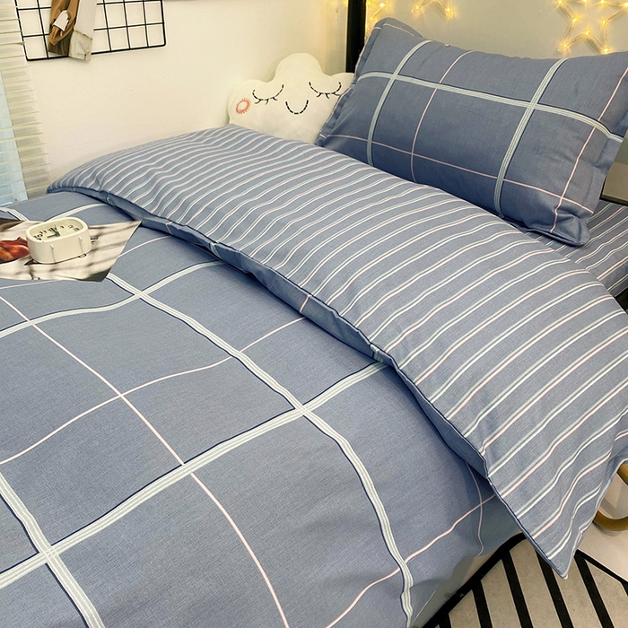 91家纺网 家纺一手货源 找家纺 朵希曼 2026新款印花全棉13372学生三件套系列 简美