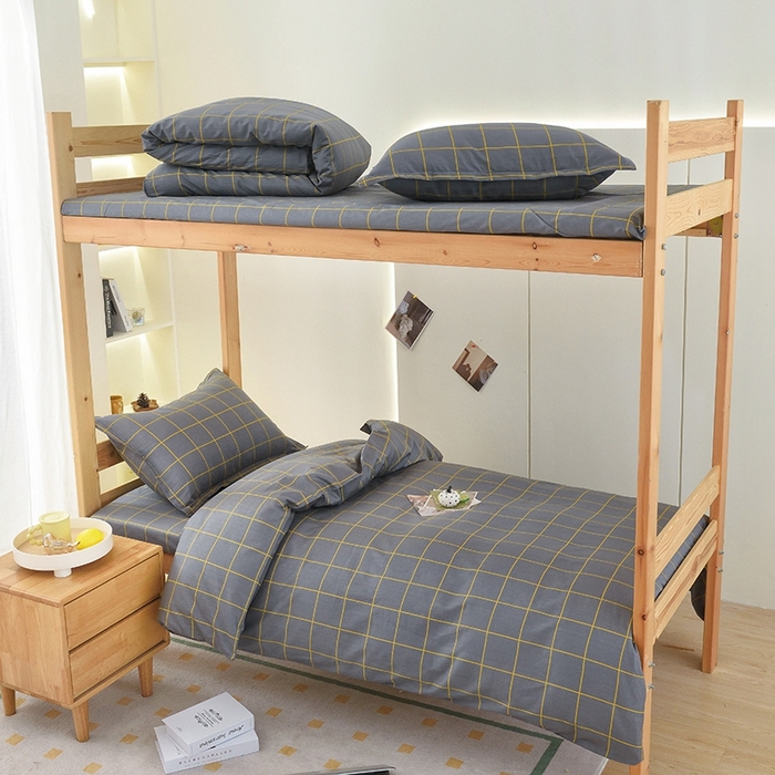 91家纺网 家纺一手货源 找家纺 朵希曼 2026新款印花全棉13372学生三件套系列 洛晨