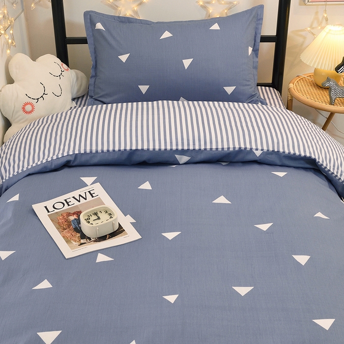 91家纺网 家纺一手货源 找家纺 朵希曼 2026新款印花全棉13372学生三件套系列 摩登