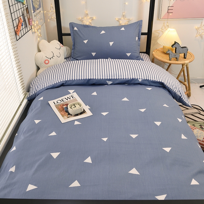 91家纺网 家纺一手货源 找家纺 朵希曼 2026新款印花全棉13372学生三件套系列 摩登