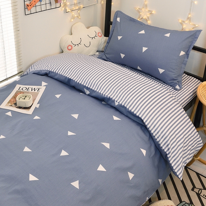 91家纺网 家纺一手货源 找家纺 朵希曼 2026新款印花全棉13372学生三件套系列 摩登