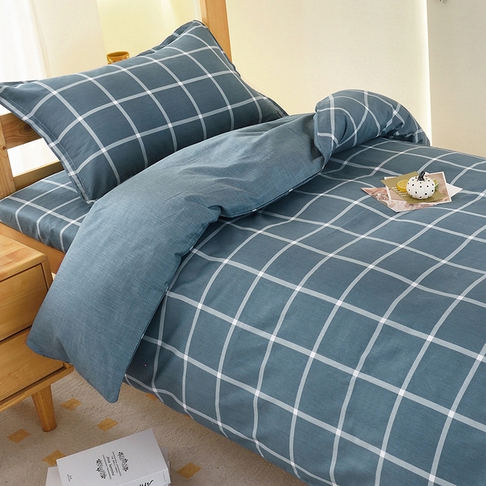 91家纺网 家纺一手货源 找家纺 朵希曼 2026新款印花全棉13372学生三件套系列 摩卡