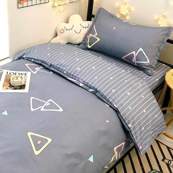 91家纺网 家纺一手货源 找家纺 朵希曼 2026新款印花全棉13372学生三件套系列 墨尔本