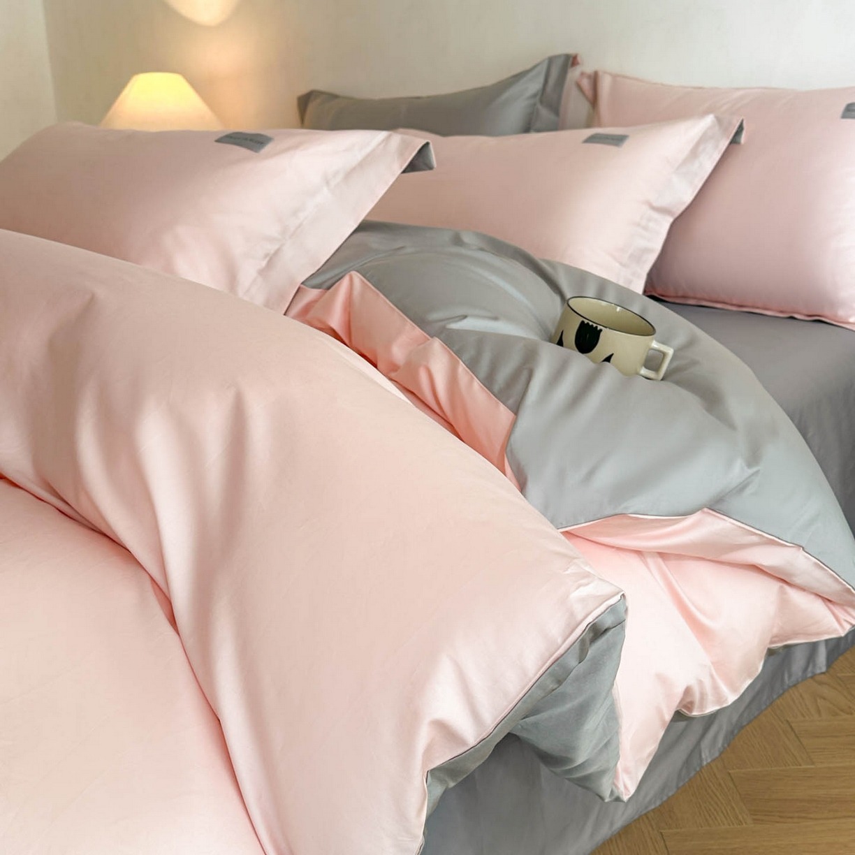 91家纺网 家纺一手货源 找家纺 （总）涵宸家纺 2026新款全棉工艺款简奢织标四件套-彼得