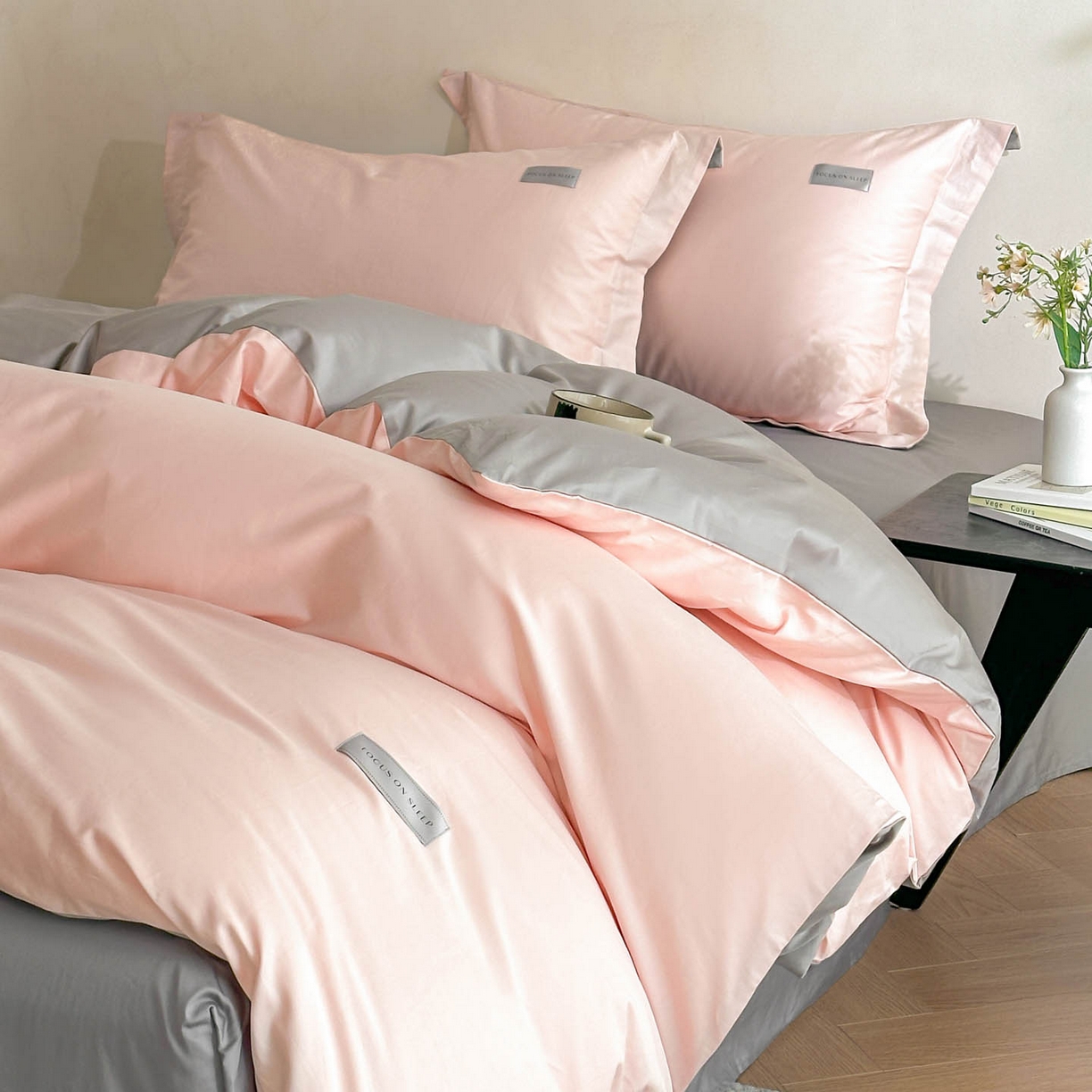 91家纺网 家纺一手货源 找家纺 （总）涵宸家纺 2026新款全棉工艺款简奢织标四件套-彼得