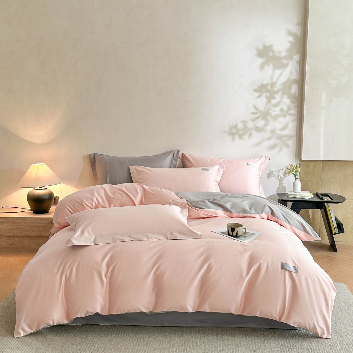 91家纺网 家纺一手货源 找家纺 （总）涵宸家纺 2026新款全棉工艺款简奢织标四件套-彼得