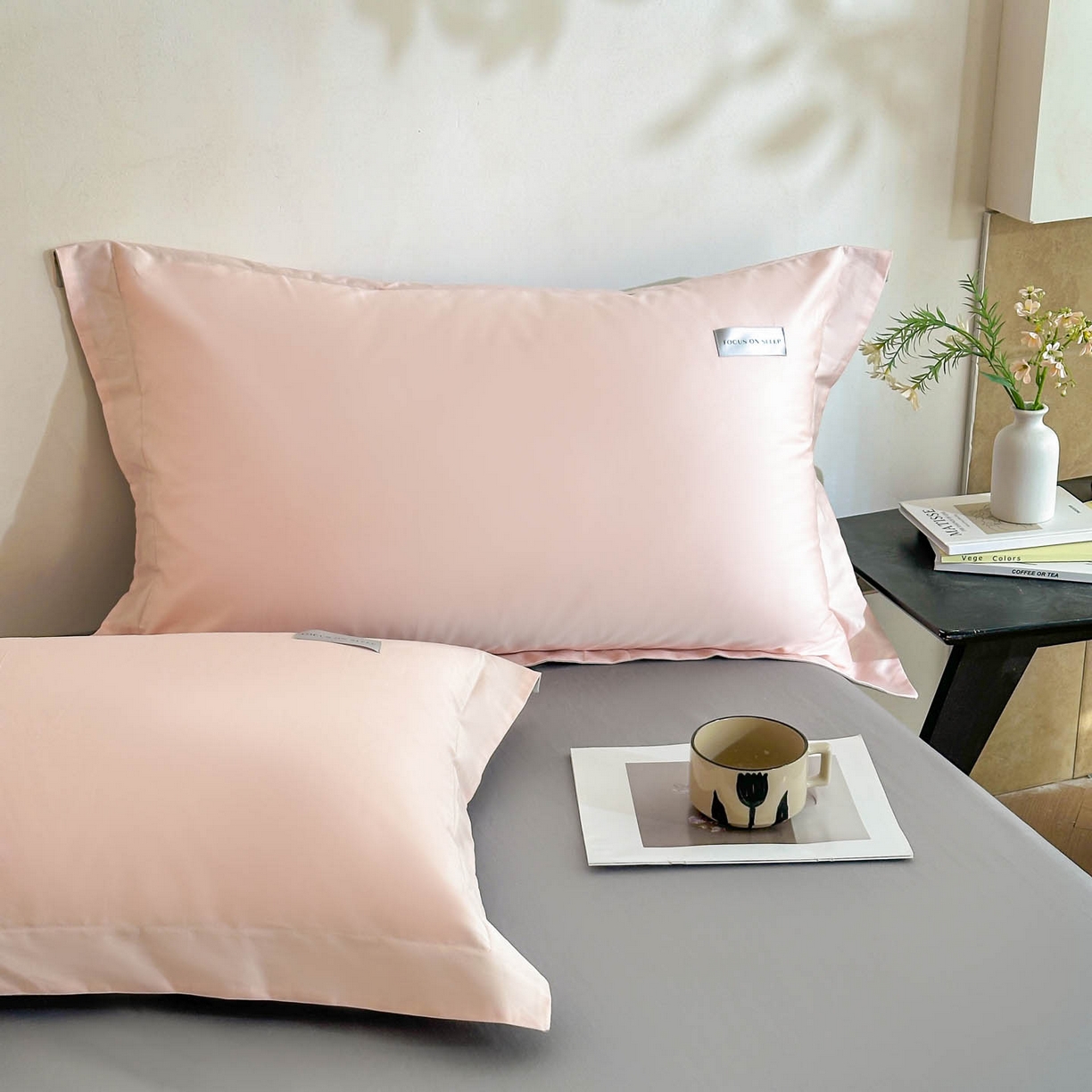 91家纺网 家纺一手货源 找家纺 涵宸家纺 2026新款全棉工艺款简奢织标四件套-彼得 彼得-粉