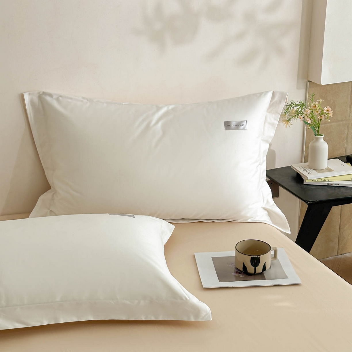 91家纺网 家纺一手货源 找家纺 涵宸家纺 2026新款全棉工艺款简奢织标四件套-彼得 彼得-米驼