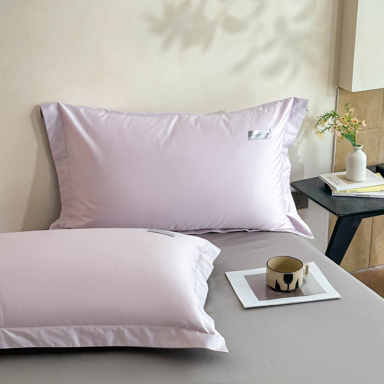 91家纺网 家纺一手货源 找家纺 涵宸家纺 2026新款全棉工艺款简奢织标四件套-彼得 彼得-紫