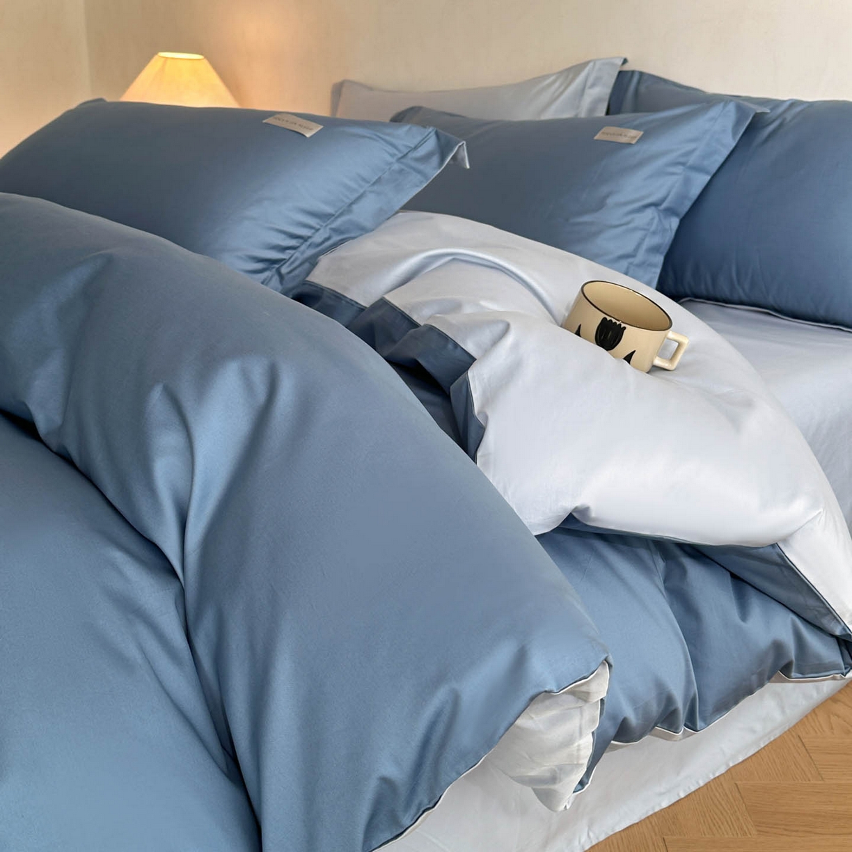 91家纺网 家纺一手货源 找家纺 涵宸家纺 2026新款全棉工艺款简奢织标四件套-彼得 彼得-兰