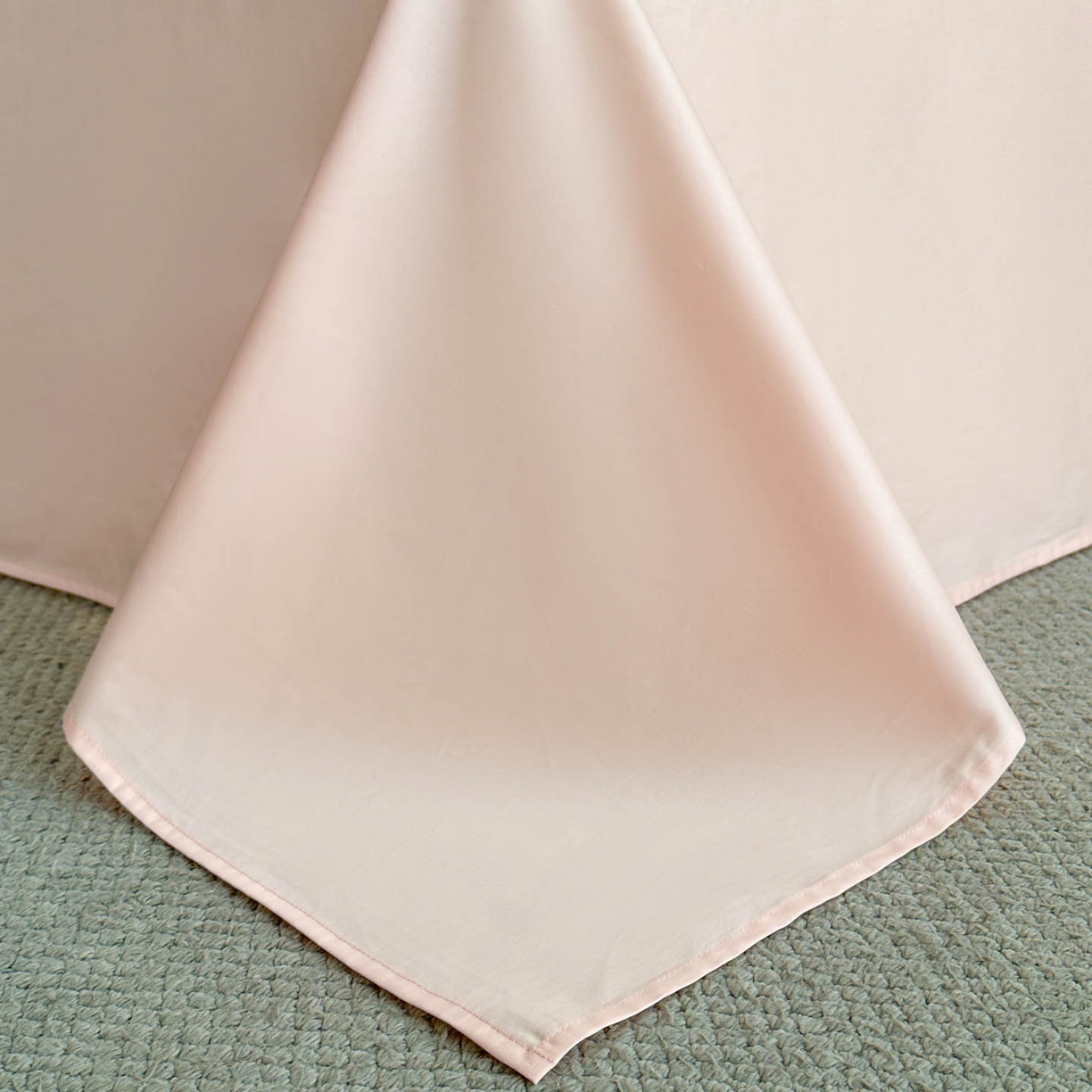 91家纺网 家纺一手货源 找家纺 涵宸家纺 2026新款全棉工艺款简奢织标四件套-彼得 彼得-米浅粉