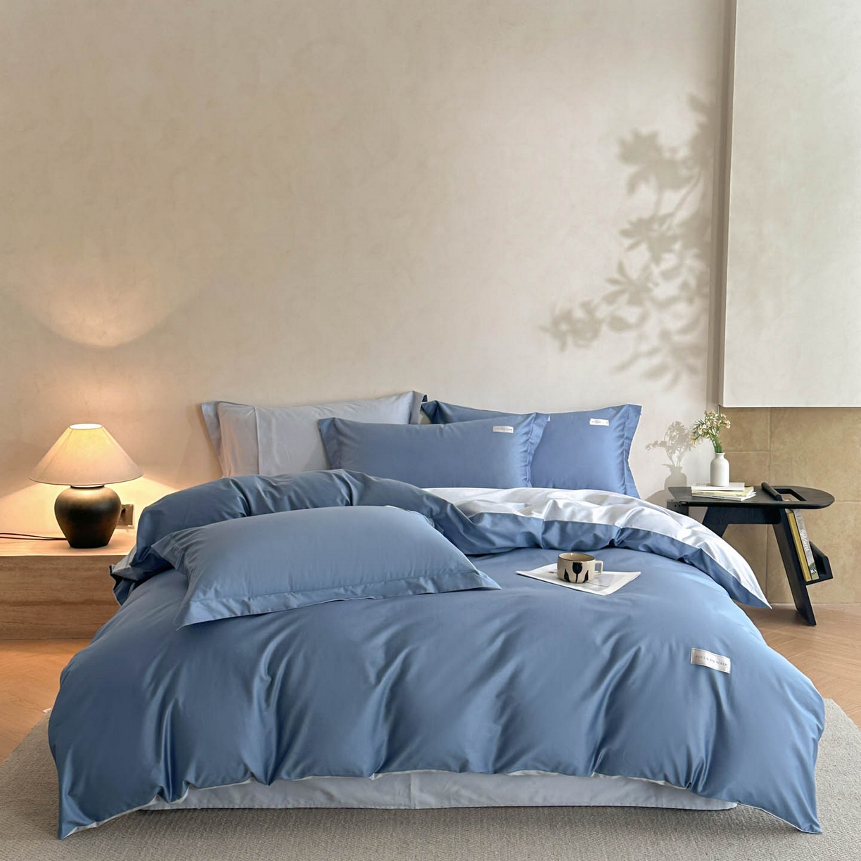 91家纺网 家纺一手货源 找家纺 涵宸家纺 2026新款全棉工艺款简奢织标四件套-彼得 彼得-兰