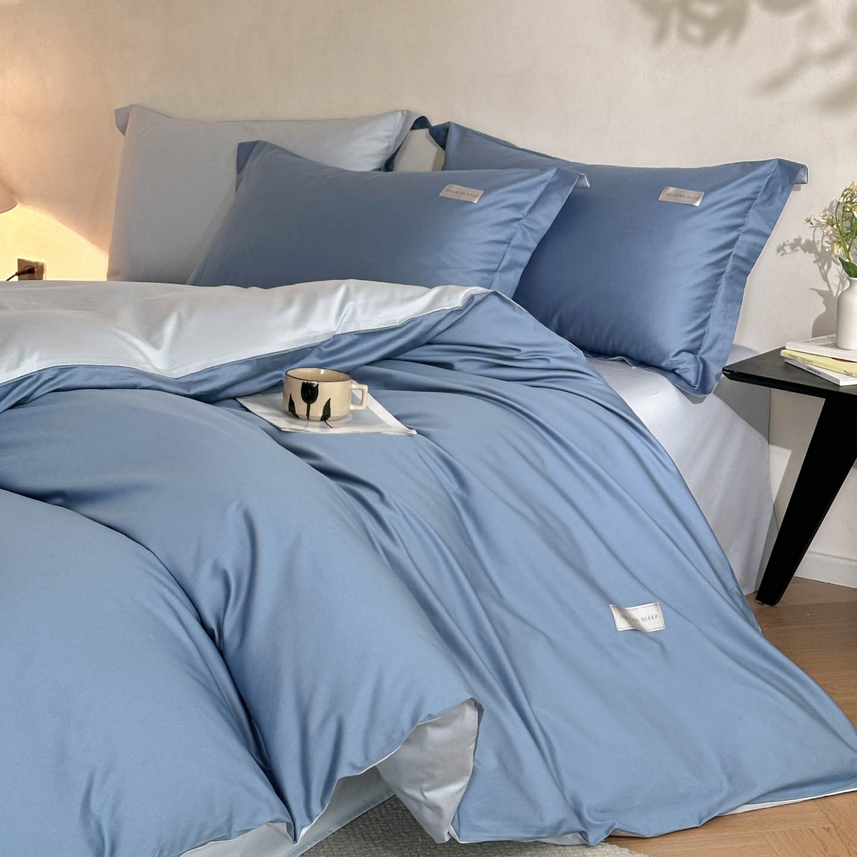 91家纺网 家纺一手货源 找家纺 涵宸家纺 2026新款全棉工艺款简奢织标四件套-彼得 彼得-兰