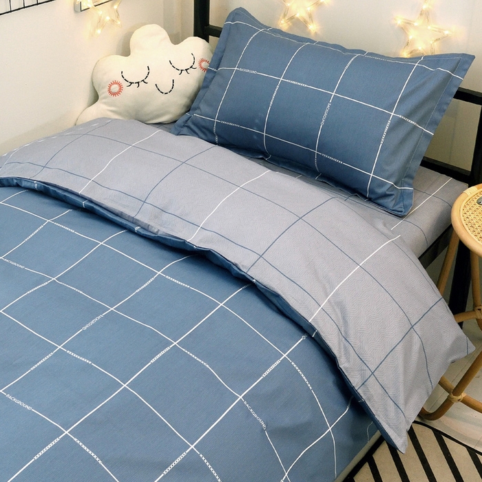 91家纺网 家纺一手货源 找家纺 朵希曼 2026新款印花全棉13372学生三件套系列 维尔