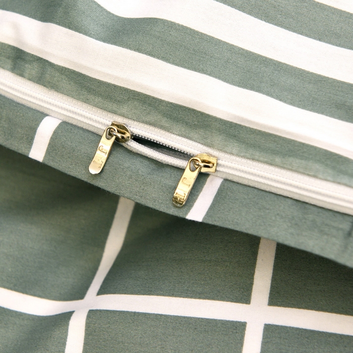 91家纺网 家纺一手货源 找家纺 朵希曼 2026新款印花全棉13372学生三件套系列 优雅格调-绿