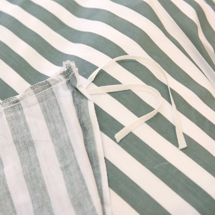 91家纺网 家纺一手货源 找家纺 朵希曼 2026新款印花全棉13372学生三件套系列 优雅格调-绿