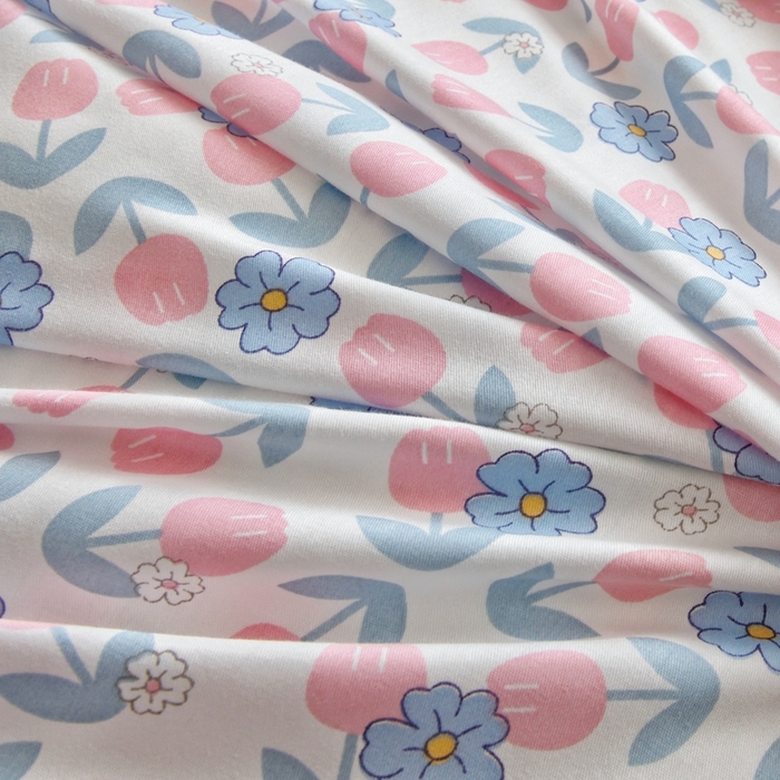 91家纺网 家纺一手货源 找家纺 朵希曼 2026新款印花全棉13372学生三件套系列 月光