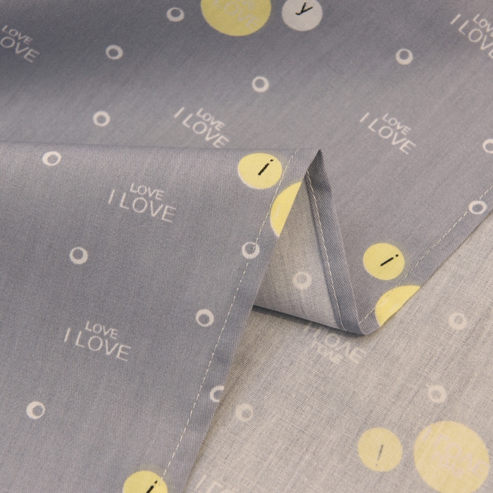 91家纺网 家纺一手货源 找家纺 朵希曼 2026新款印花全棉13372学生三件套系列 LOVE