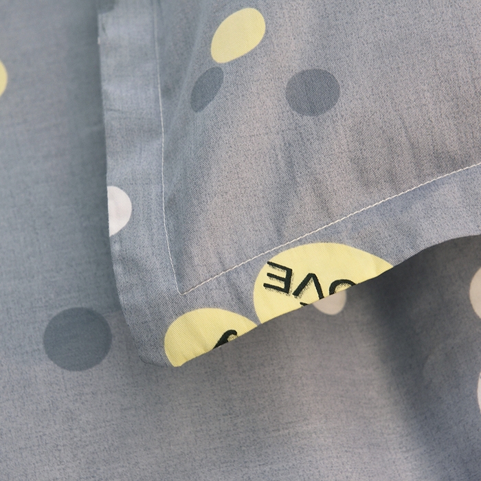 91家纺网 家纺一手货源 找家纺 朵希曼 2026新款印花全棉13372学生三件套系列 LOVE