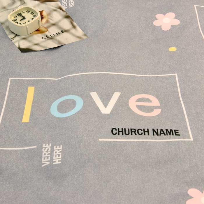 91家纺网 家纺一手货源 找家纺 朵希曼 2026新款印花全棉13372学生三件套系列 恬爱灰