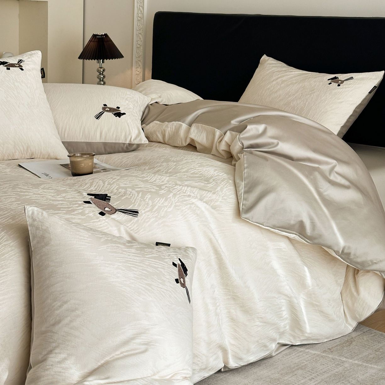 91家纺网 家纺一手货源 找家纺 （总）卡巴伦家纺 2026新款全棉纯棉厚织提花四件套