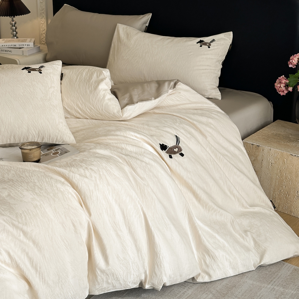 91家纺网 家纺一手货源 找家纺 （总）卡巴伦家纺 2026新款全棉纯棉厚织提花四件套