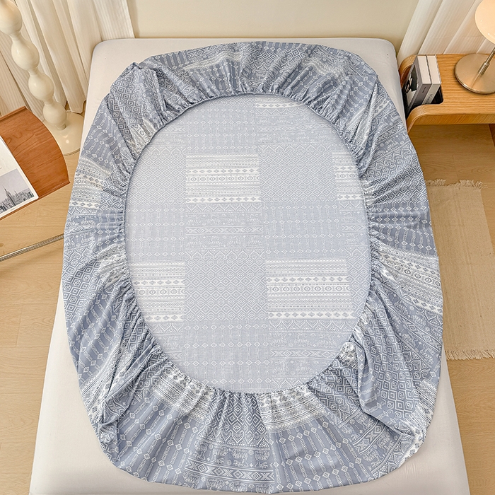 91家纺网 家纺一手货源 找家纺 （总）爱彼家纺 2026年全棉老粗布单床笠凉席床笠三件套直播热卖-系列五