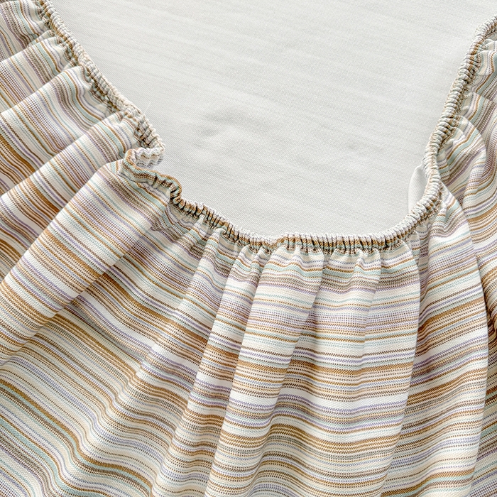 91家纺网 家纺一手货源 找家纺 爱彼家纺 2026年全棉老粗布单床笠凉席床笠三件套直播热卖-系列五 华夫格床笠-森韵