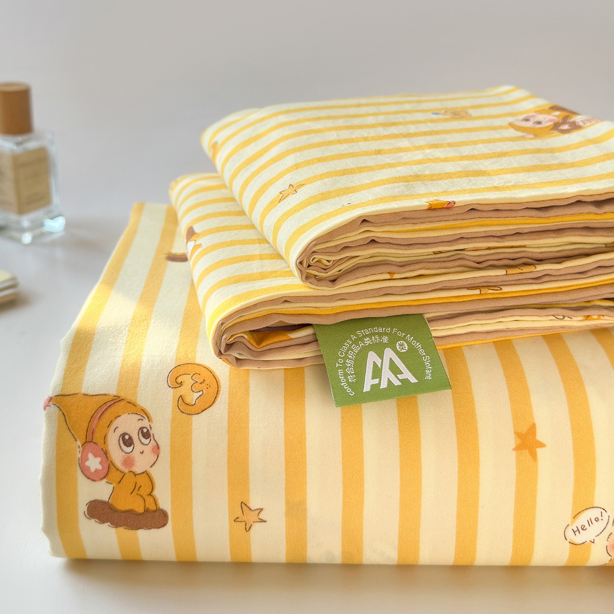 91家纺网 家纺一手货源 找家纺 沐芷 2026 【提供买家秀】A类单床单古法水洗仿棉 单人双人床单三件套 星仔