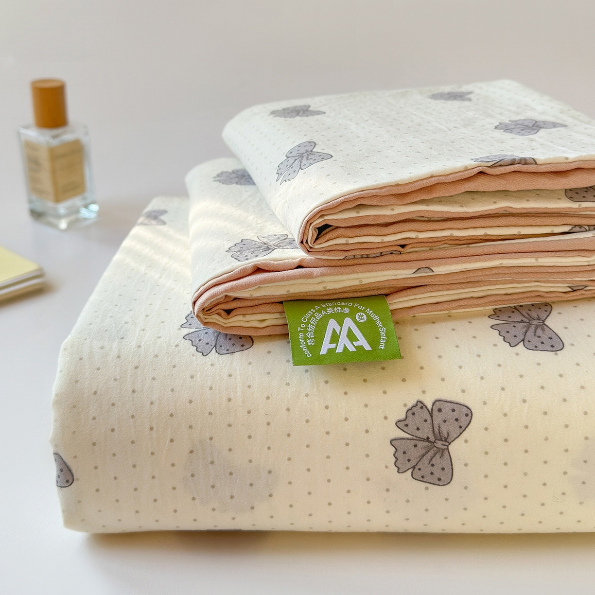 91家纺网 家纺一手货源 找家纺 沐芷 2026 【提供买家秀】A类单床单古法水洗仿棉 单人双人床单三件套 巴黎甜心