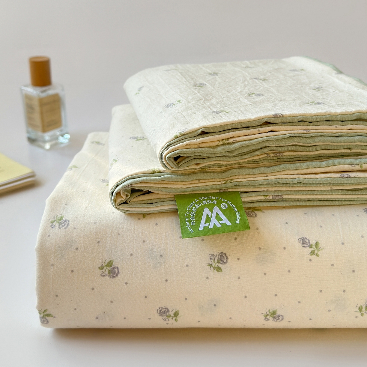 91家纺网 家纺一手货源 找家纺 沐芷 2026 【提供买家秀】A类单床单古法水洗仿棉 单人双人床单三件套 白月光