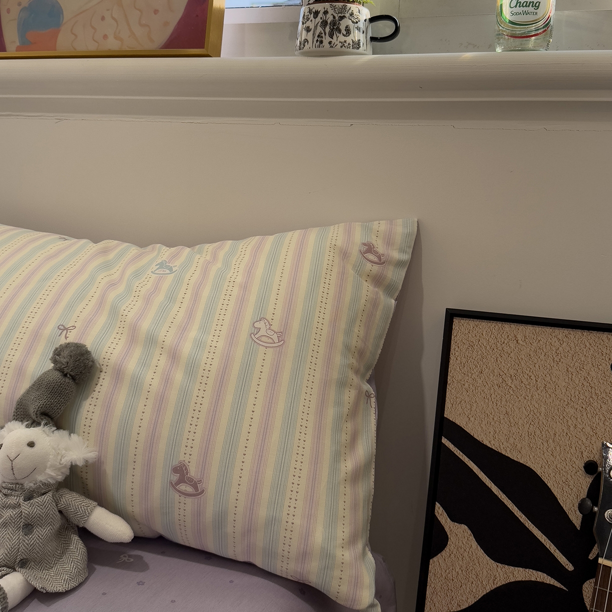 91家纺网 家纺一手货源 找家纺 呗旺鹿 2026春夏新款全棉纯棉40支12868卡通ins风四件套 马上有钱